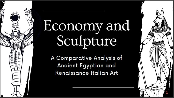 عرض تقديمي عن econemy and sculpture