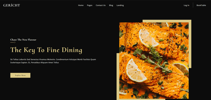 Resturant website