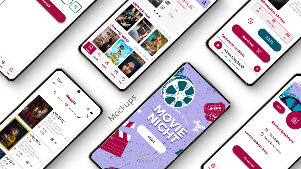 UI/UX Cinema App | مستقل