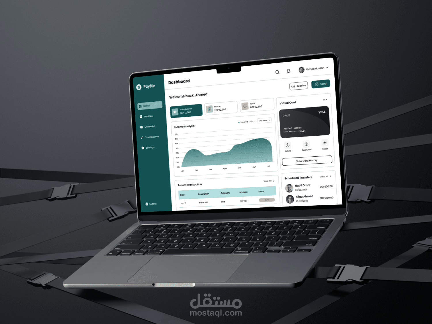 Fintech Dashboard UI