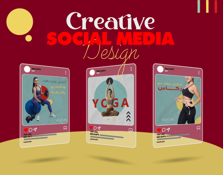 Creative designs for social media platforms