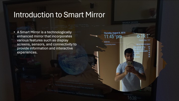 Academic presentation on smart screen technology