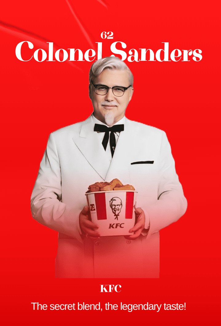 تصميمات إبداعية لإعلانات KFC .