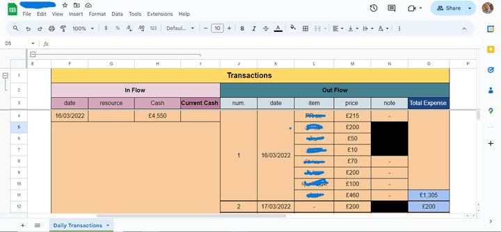 عمل نظام محاسبي على Excel