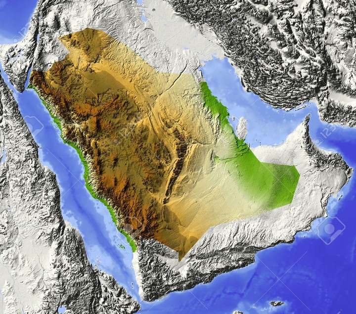 خرائط التضاريس المظللة | Shaded Relief Maps