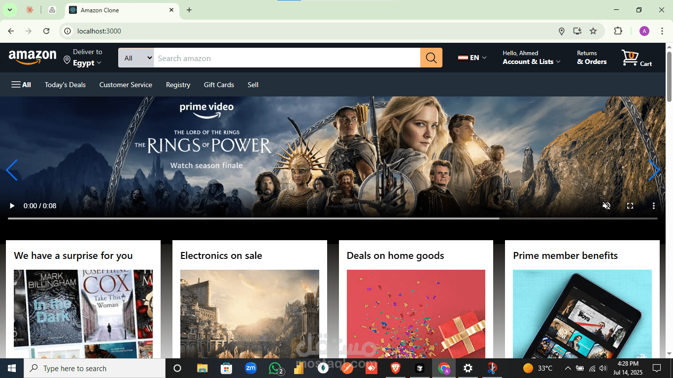 Mern amazon clone