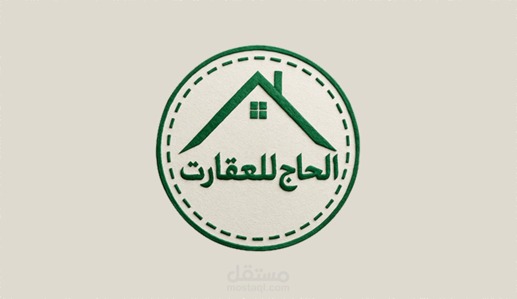لوجو صفحة الحاج للعقارات - Hajj Real Estate Page Logo