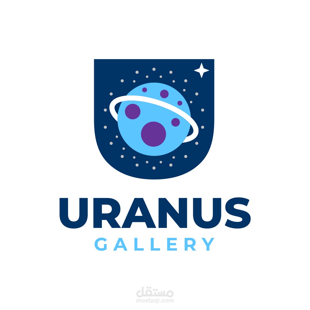 Brand Identity & 3D Character Design for Uranus Gallery – Concrete Art from Outer Space
