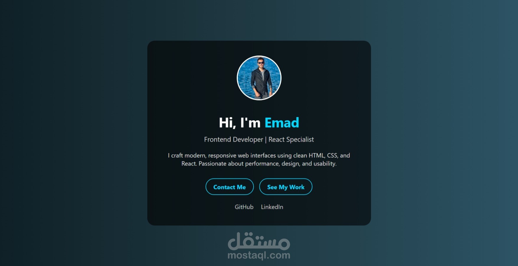 Landing Page (Portfolio)