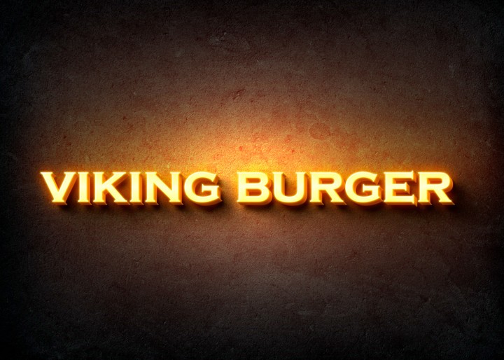 Logo animation for restaurant called viking burger