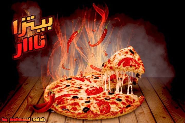 اعلان سوشيال لمطعم بيتزا