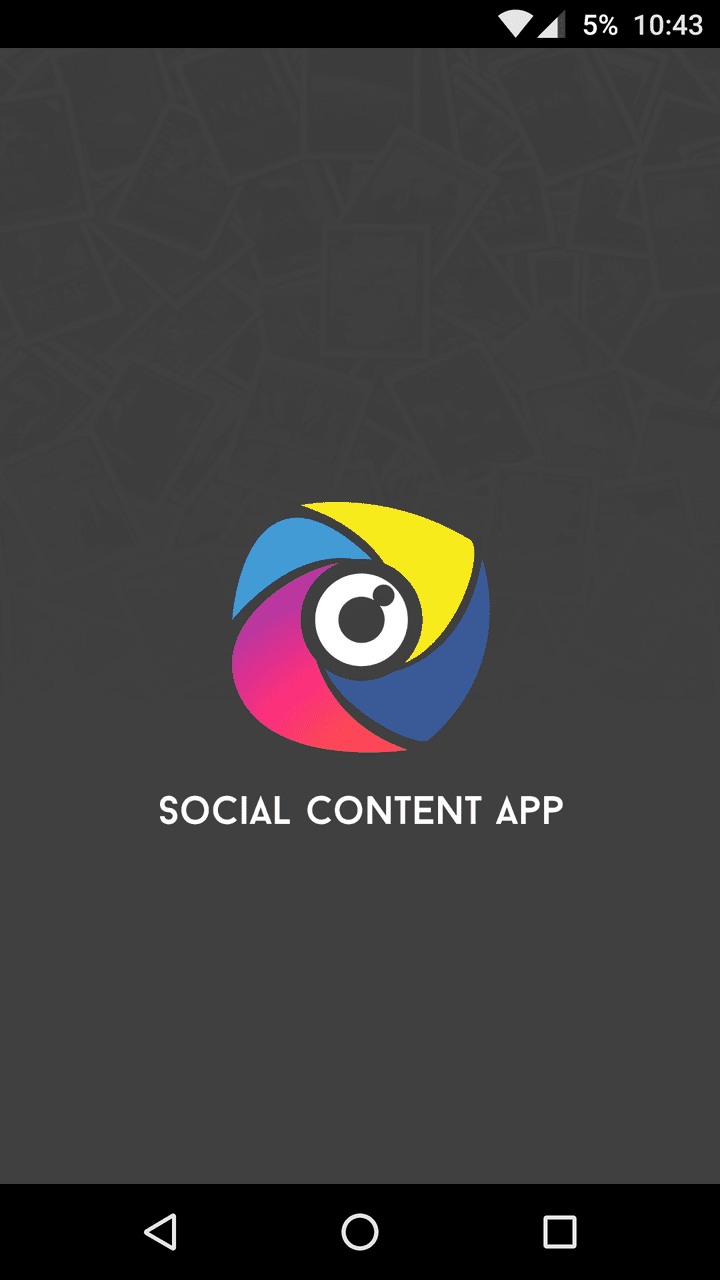 Social Content Editing App.