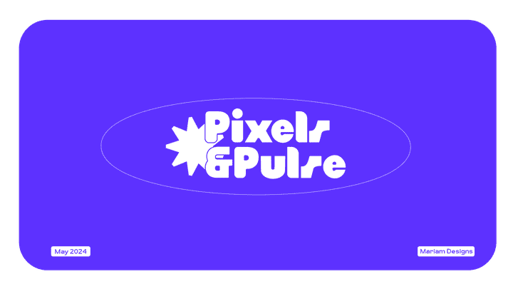 الهوية البصرية لموقع pixels&pulse