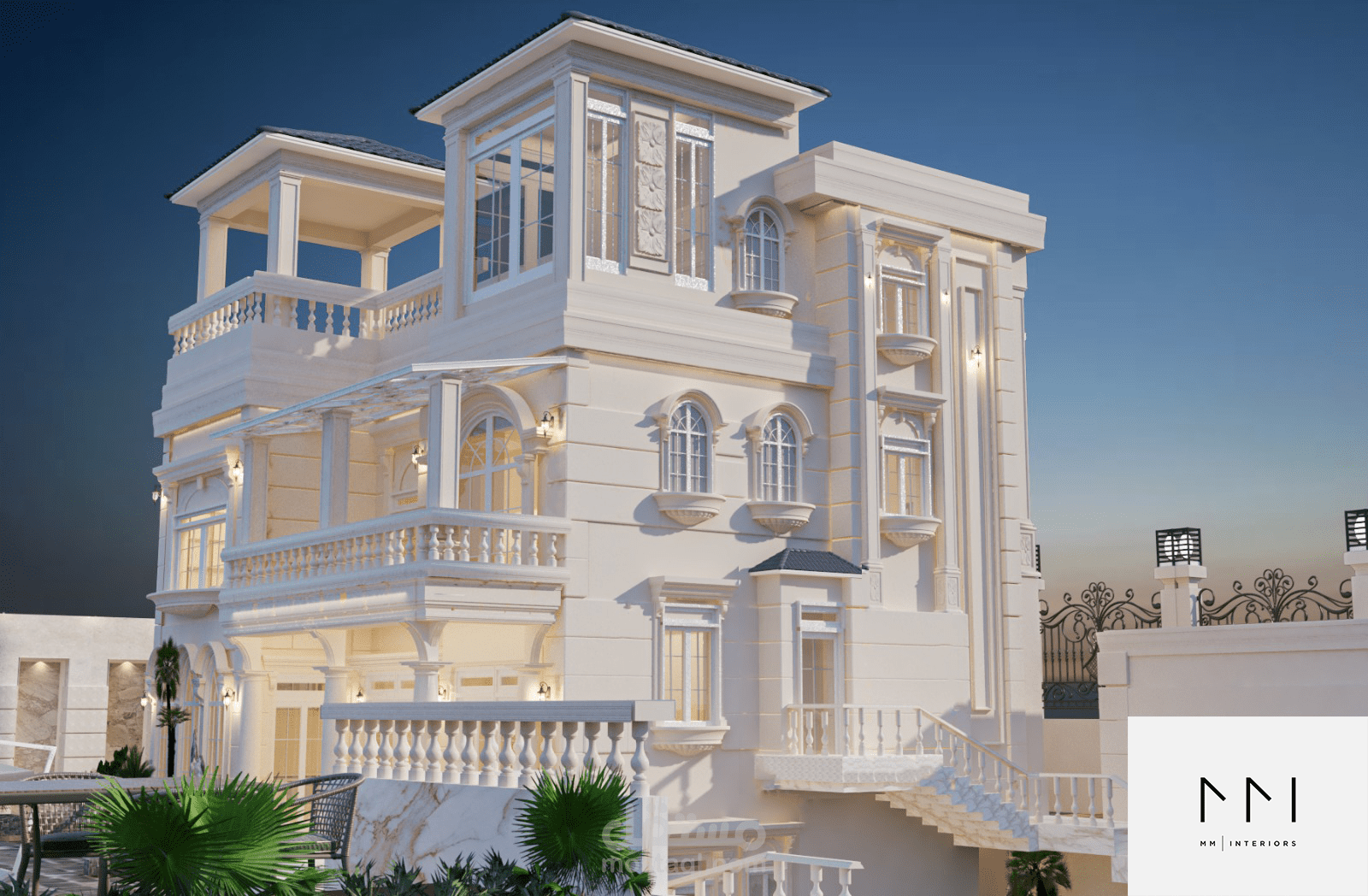 خدمة تصميم الواجهات الخارجية كلاسيكية - بأسلوب عصري واحترافي