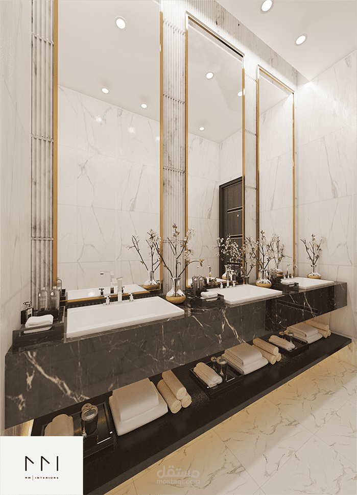 تصميم الحمامات – فخامة ورقي بأعلى جودة تصميم