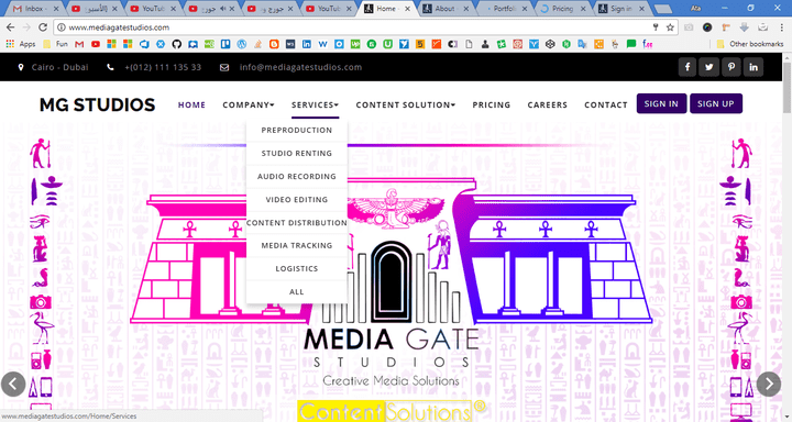 Media Gate Studios Website