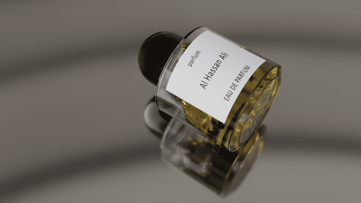 تصميمم عطر 3d احترافي