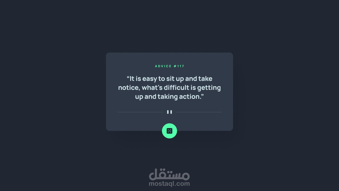 Api - Quotes generator web app