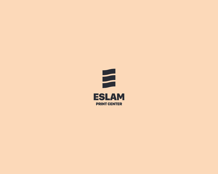 Eslam print center brand identity