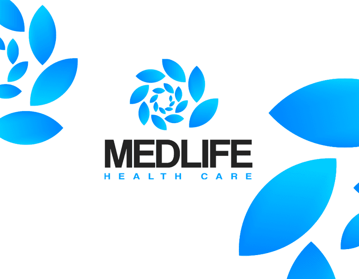 MedLIFE logo+social media