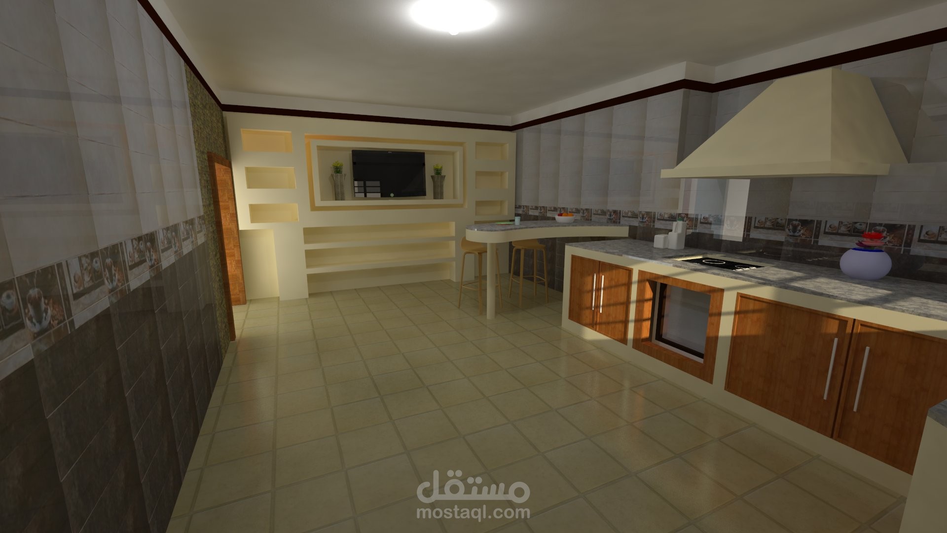 تصميم مطبخ 3D