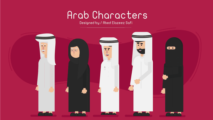 رسم فكتور أرت | شخصيات خليجية عربية