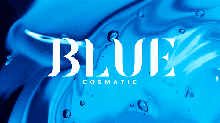 BLUE cosmatics |Logo design