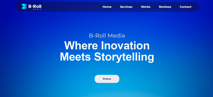 B-Roll Media Company Website