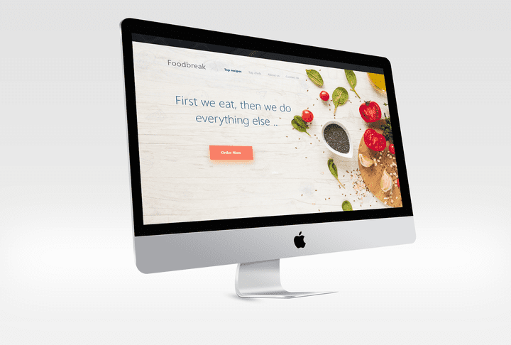 Foodbreak landing page