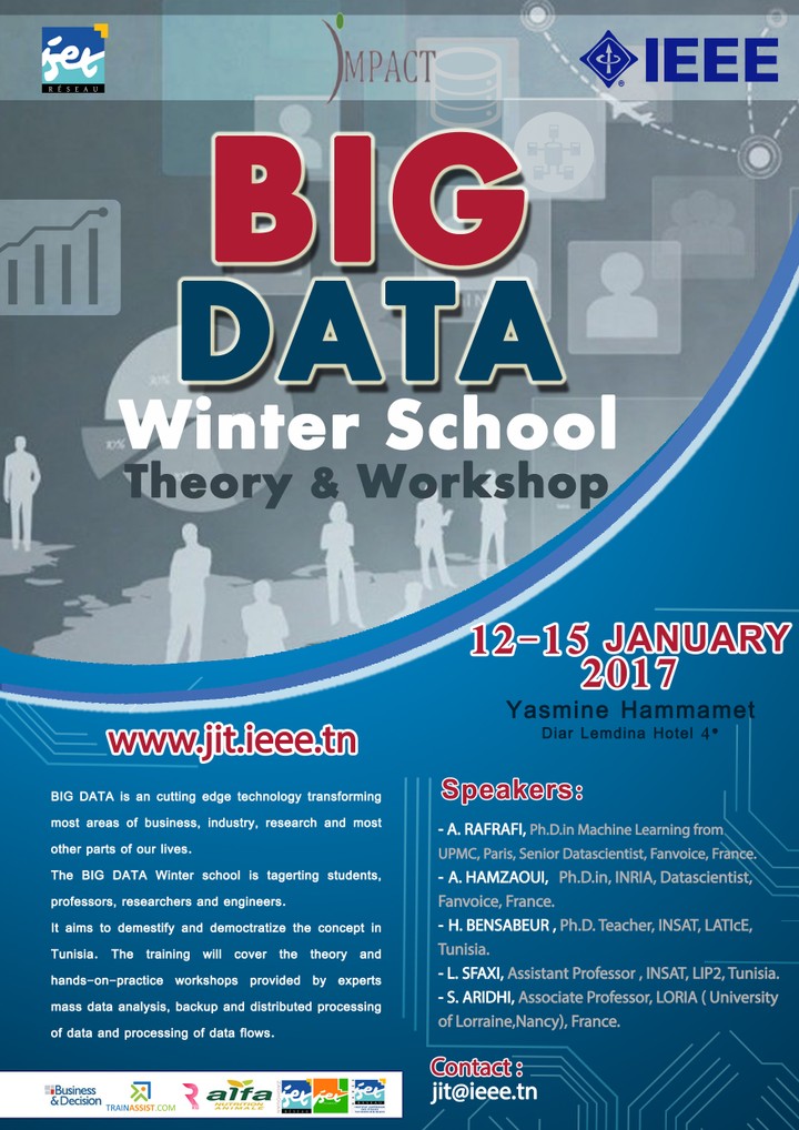تصميم أيام المدرسة الشتوية للبيانات الكبرى " BIG DATA"