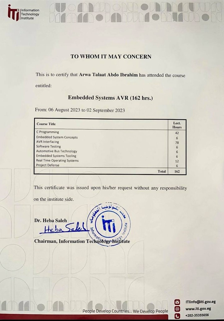 ITI Embedded system