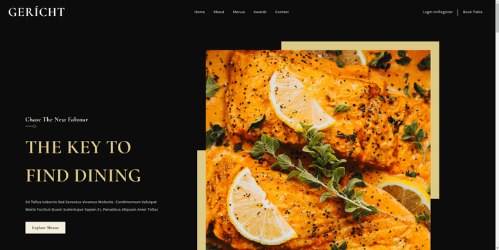 Resturant Website