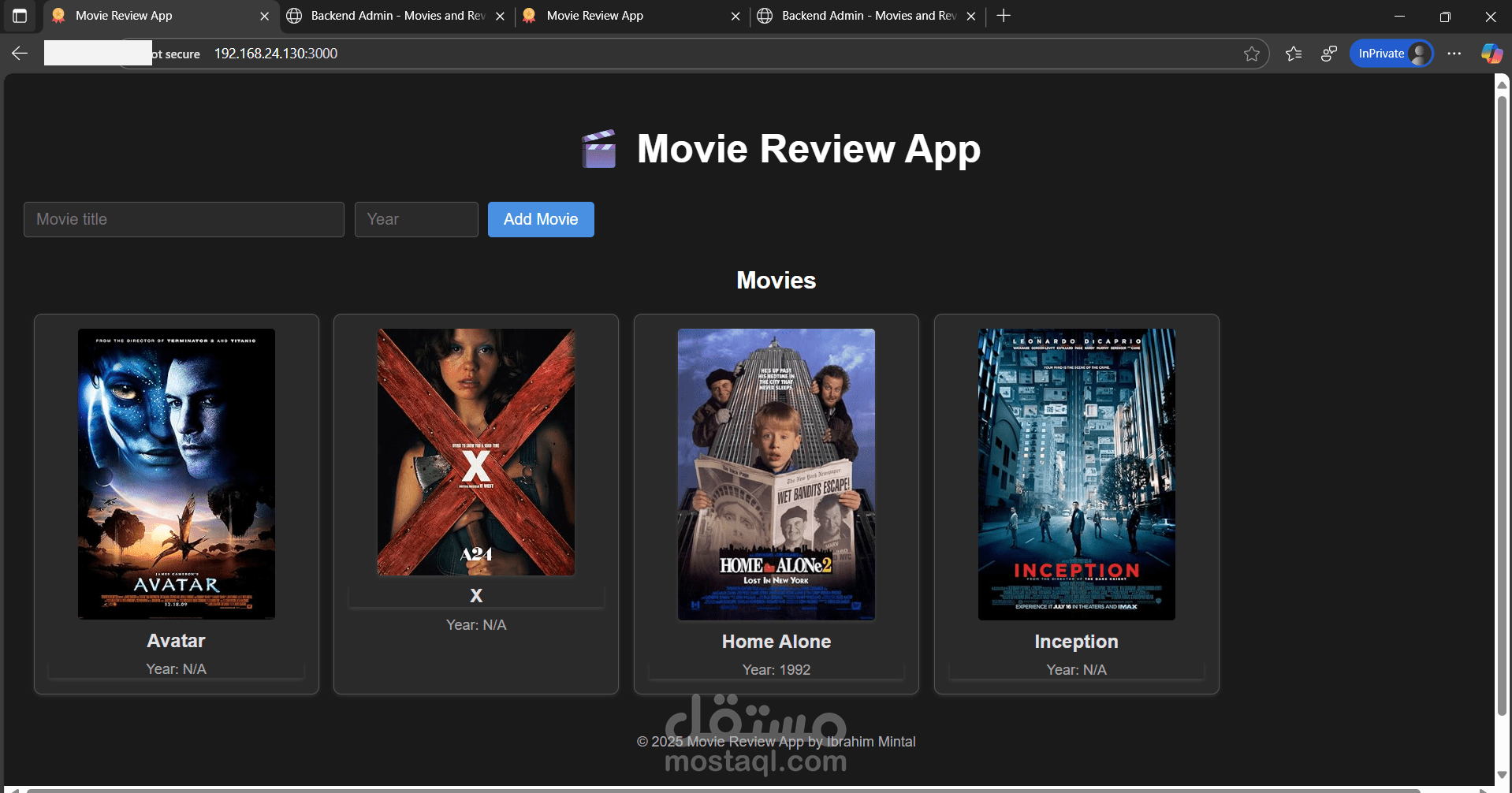 Automated CI/CD Pipeline for a Multi-Container Movie Review App