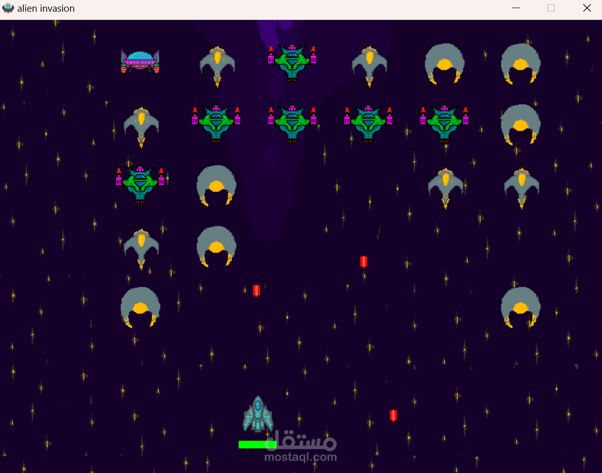 space invaders game | مستقل