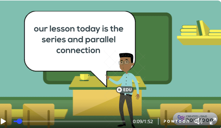 2D motion animated educational video