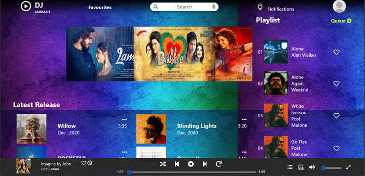 Music-Player-WebApplication