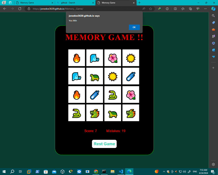 Memory Game