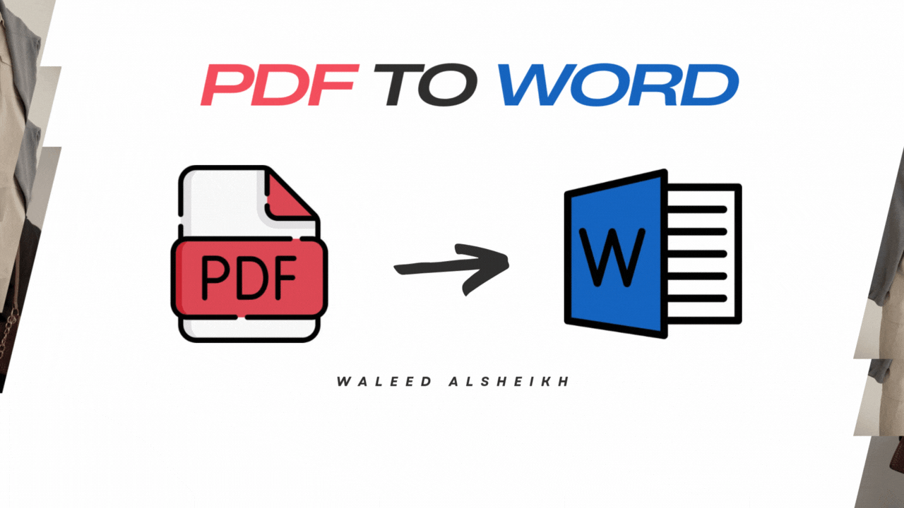 تفريغ ملف PDF بخط اليد إلي ملف Word