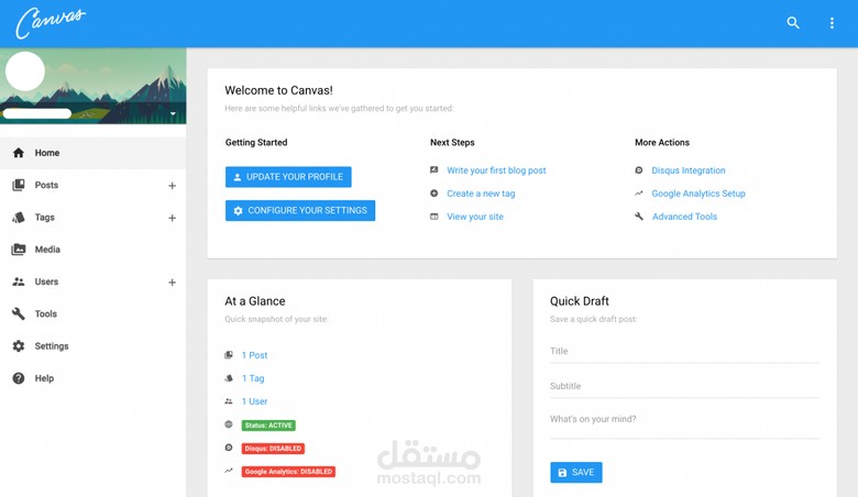 •Blog Post | Laravel, PHP, MySQL, Blade.