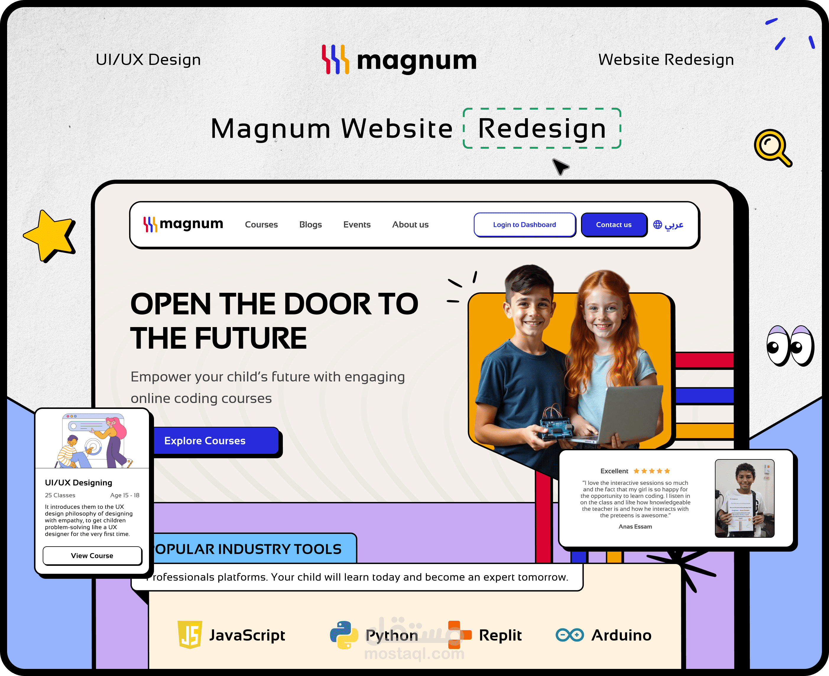 E-learning website provides courses for kids