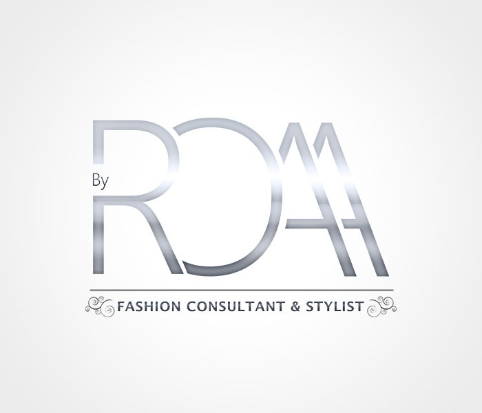 تصميم شعار وهوية مصممة الأزياء ROAA