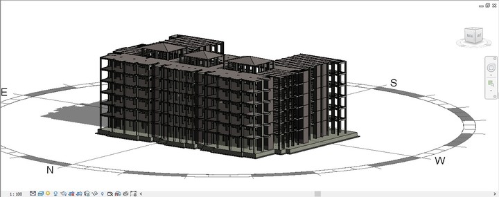 عمل نموذج 3D ل جامعه علي برنامج الريفت