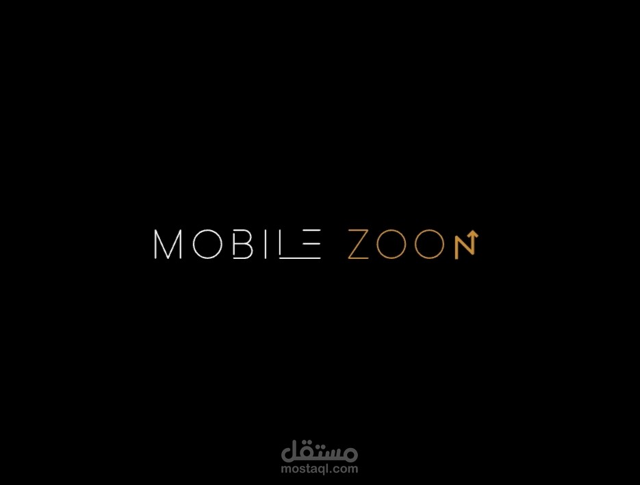 تصميم شعار لمحل هواتف إسمه " mobile zoon "