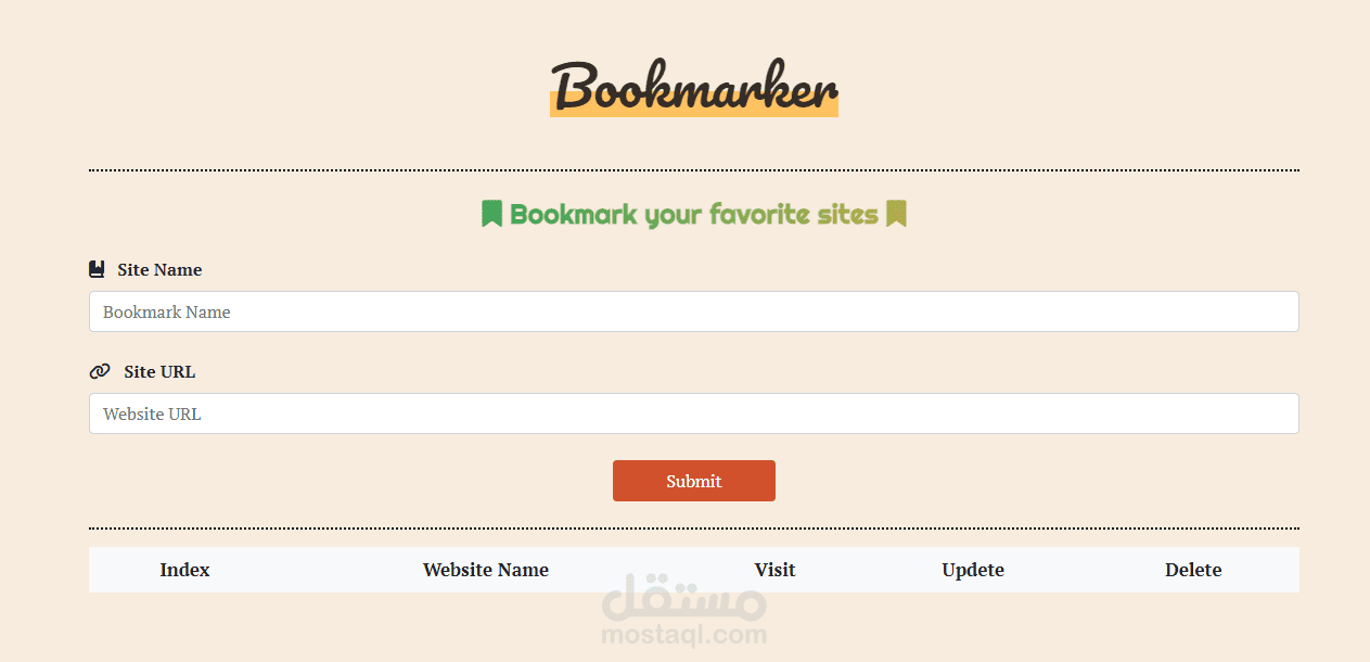 Bookmarker | مستقل