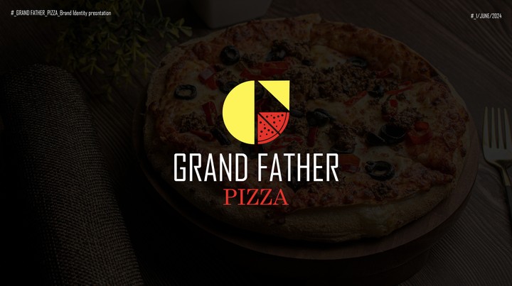 Grand father pizza brand identity