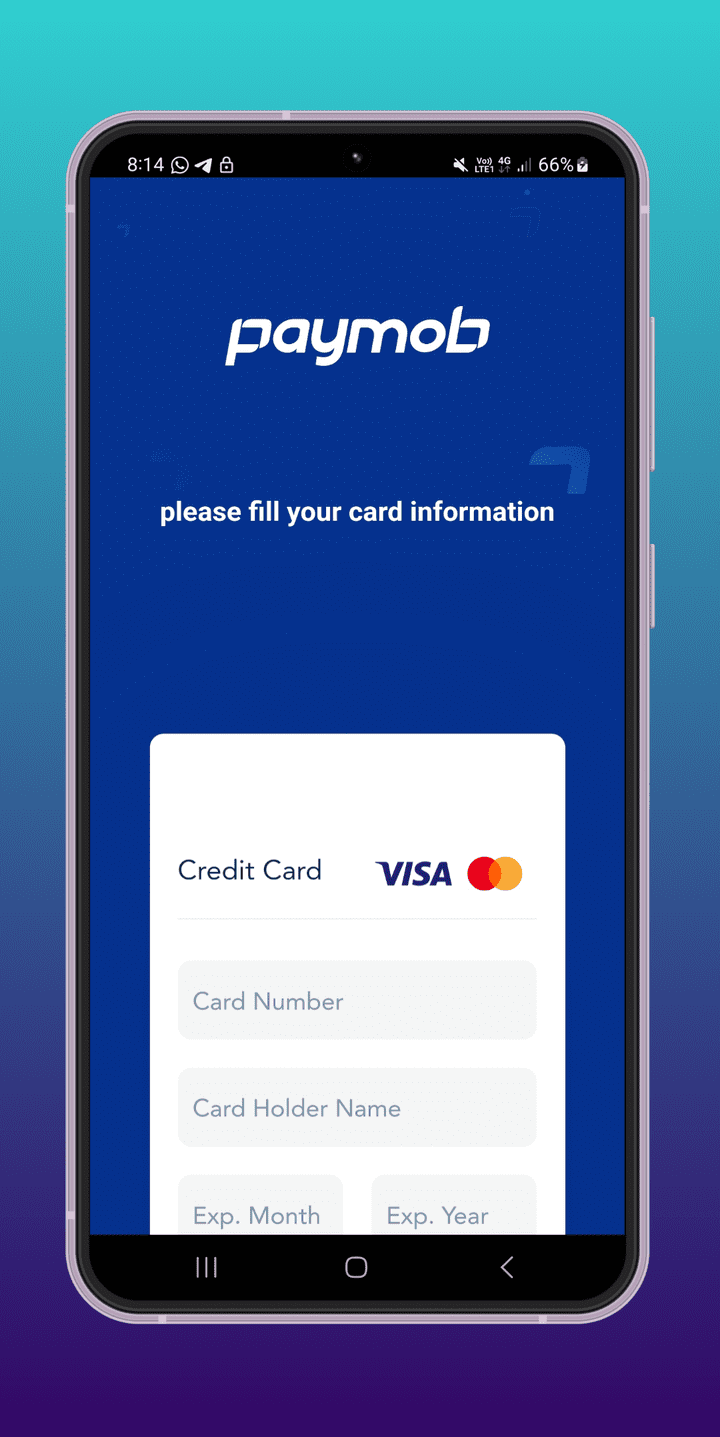 Merchants App with Paymob