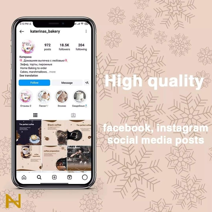 One business Instagram