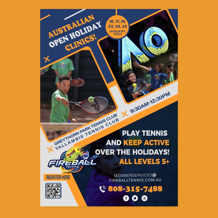 Australian open day flyer