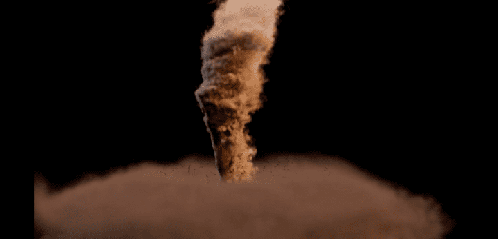 Tornado simulation اعصار