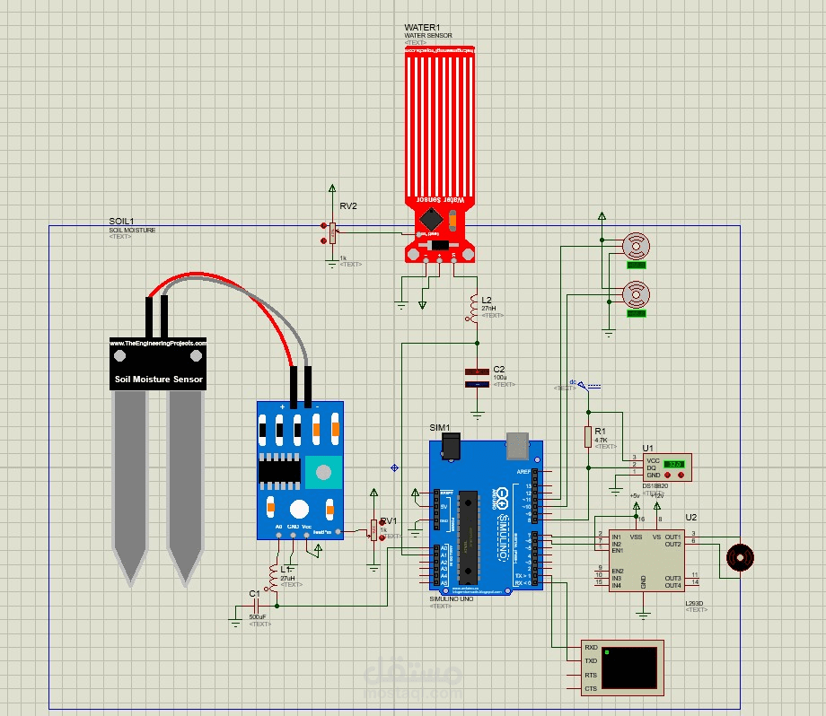 Automatic Irrigation System using an Arduino Uno | مستقل